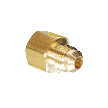 Thrifco Plumbing No. 46 3/8 Inch X 1/4 Inch Brass Flare FIP Adapter 6946012